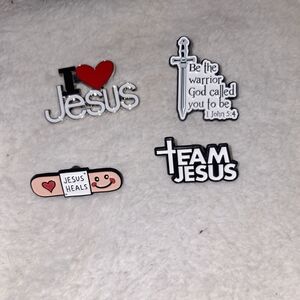 Set of Inspirational Jesus Pins